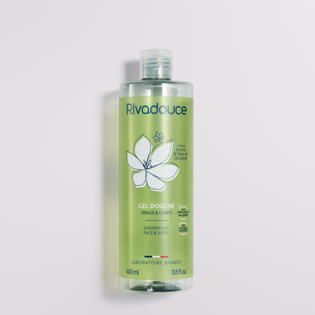 Gel douche Jasmin & Fleur de citronnier 400 ml La douche Rivadouce