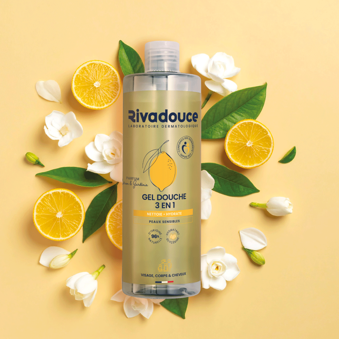 Shampoing douche Citron & Gard&eacute;nia 400ml image number 0