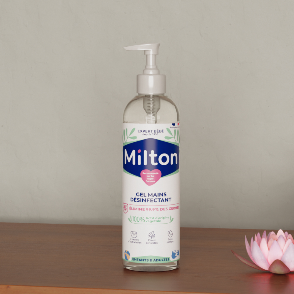 Gel mains désinfectant Milton - 500 ml avec pompe image number null