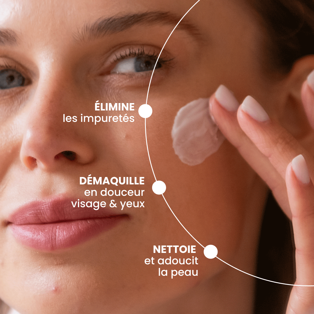 Lait nettoyant et d&eacute;maquillant 500ml image number 1