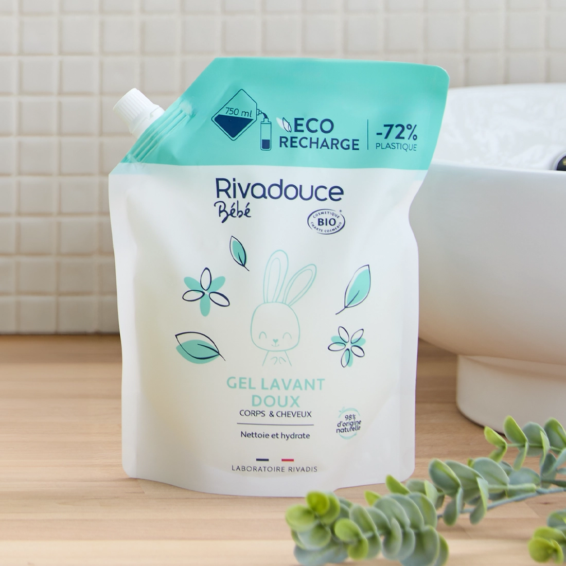 Éco-recharge Gel doux lavant Bébé 750ml image number null