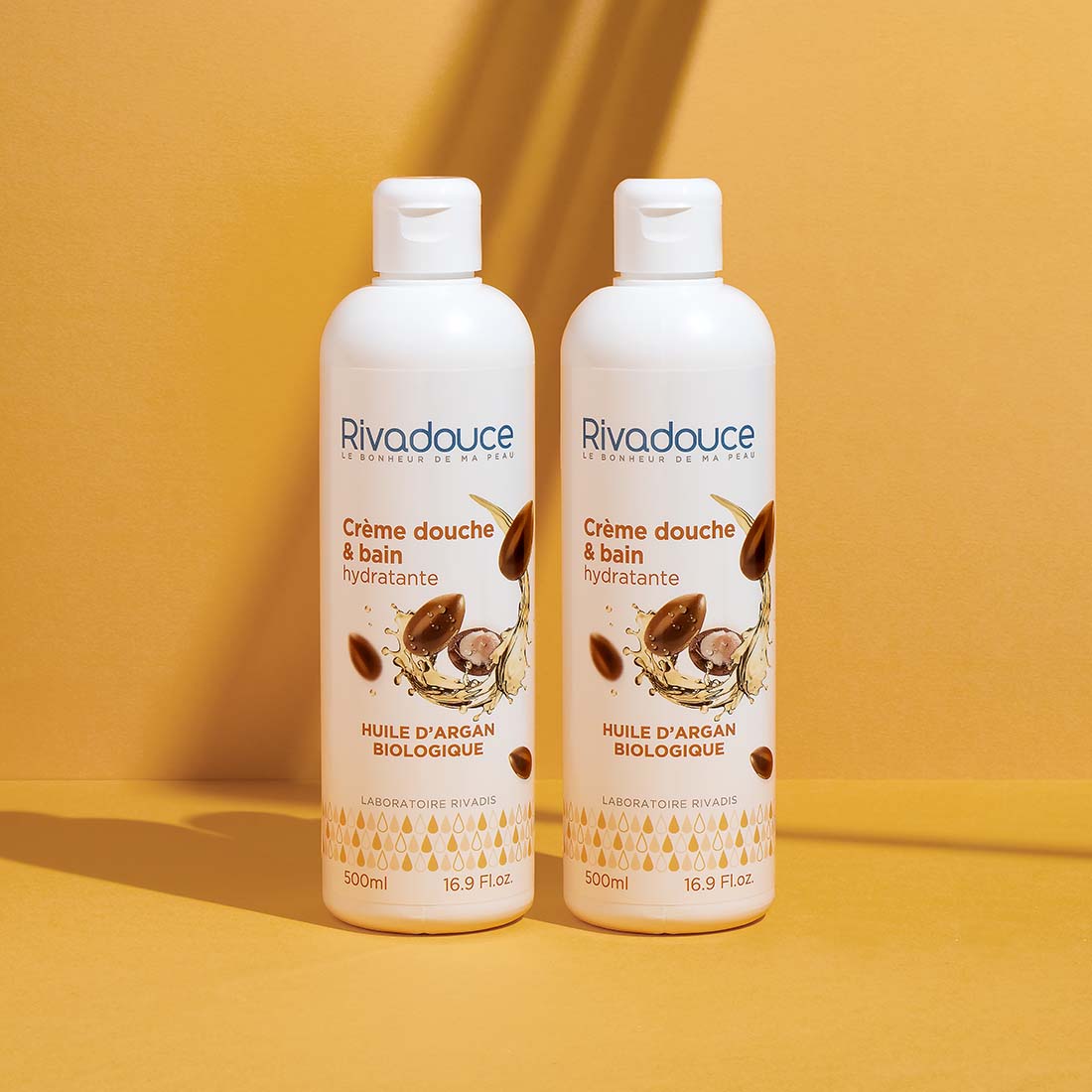 Lot de 2 Crèmes douche & bain à l'huile d'argan 500ml image number null