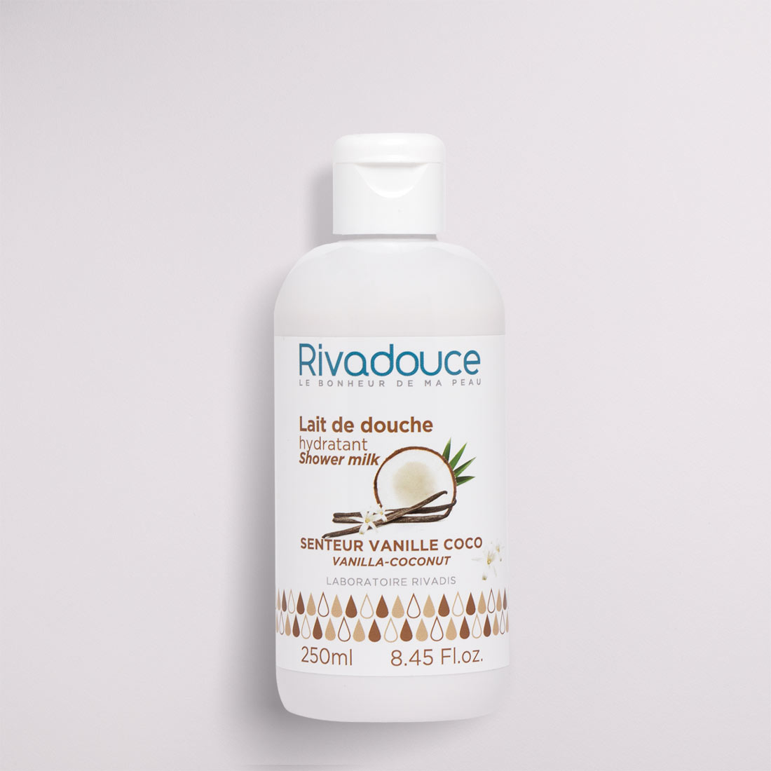Lait de douche senteur vanille-coco 250ml image number null