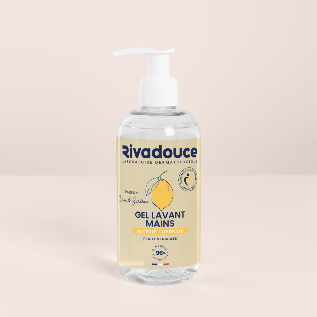 Gel lavant mains citron & gard&eacute;nia 250ml