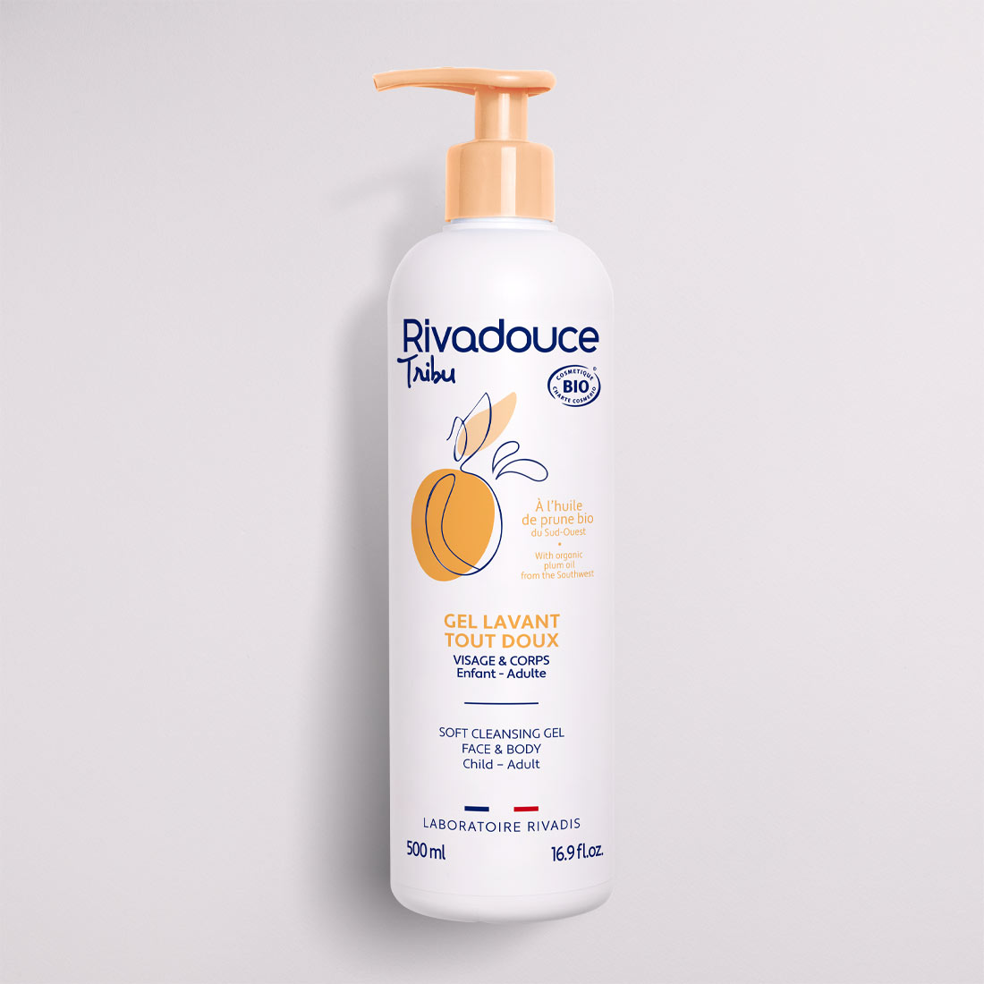 Gel douche 3en1 Loupiots Chapeau l'abricot 400ml - Enfant (dès 3 ans)