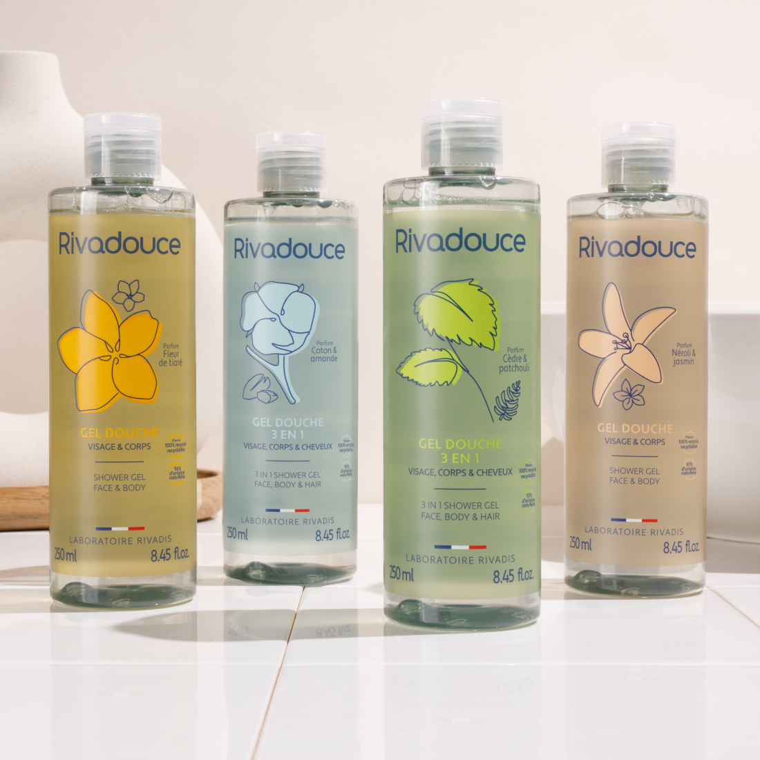 Set de 4 gels douche 250ml image number null