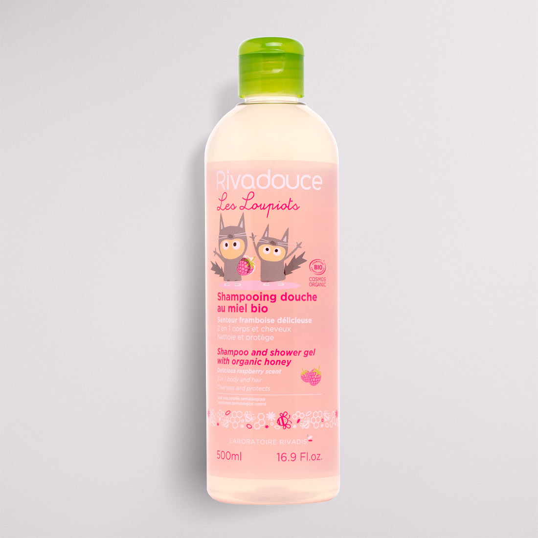 Shampooing douche loupiots miel framboise 500ml image number null