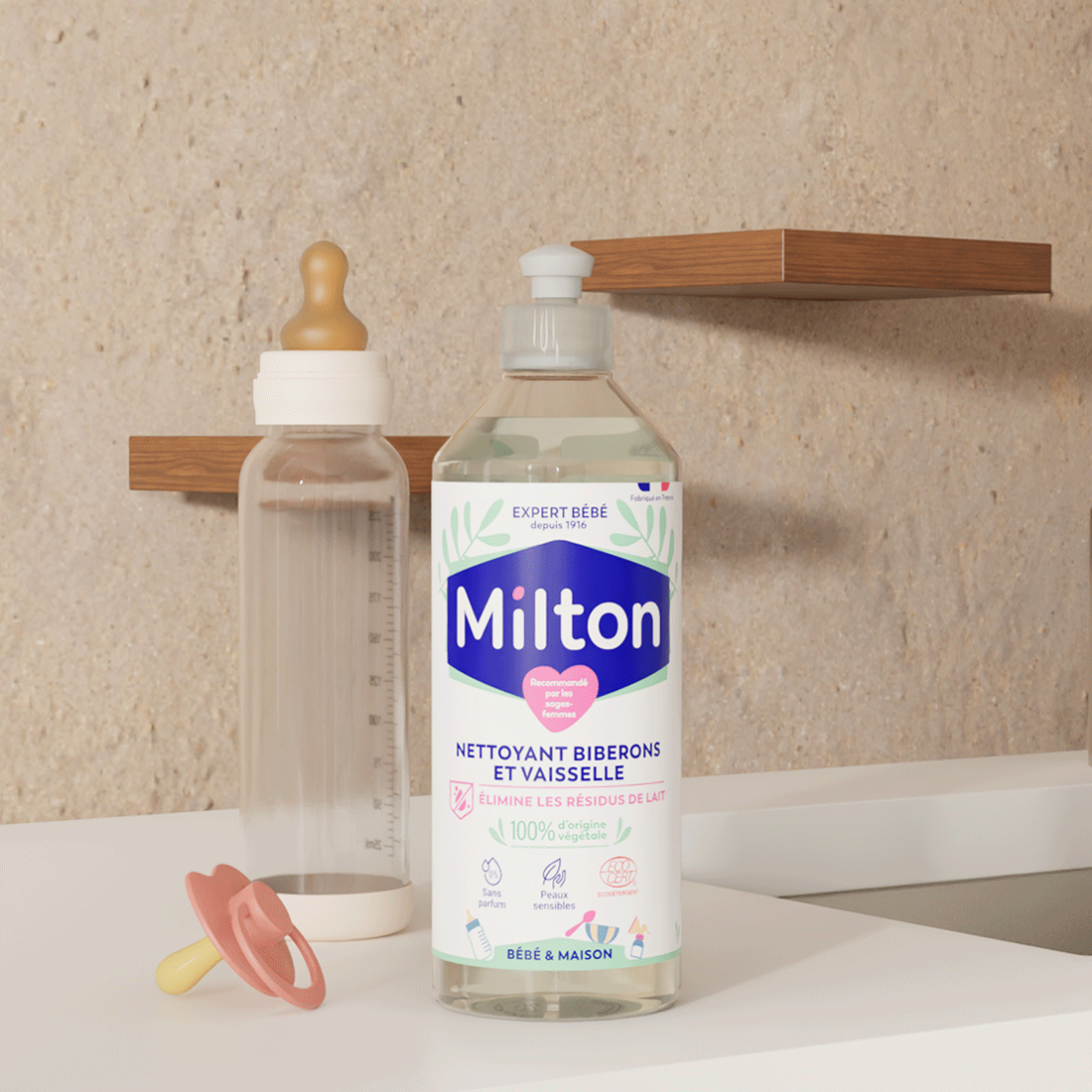Nettoyant biberon et vaisselle 500ml image number 0