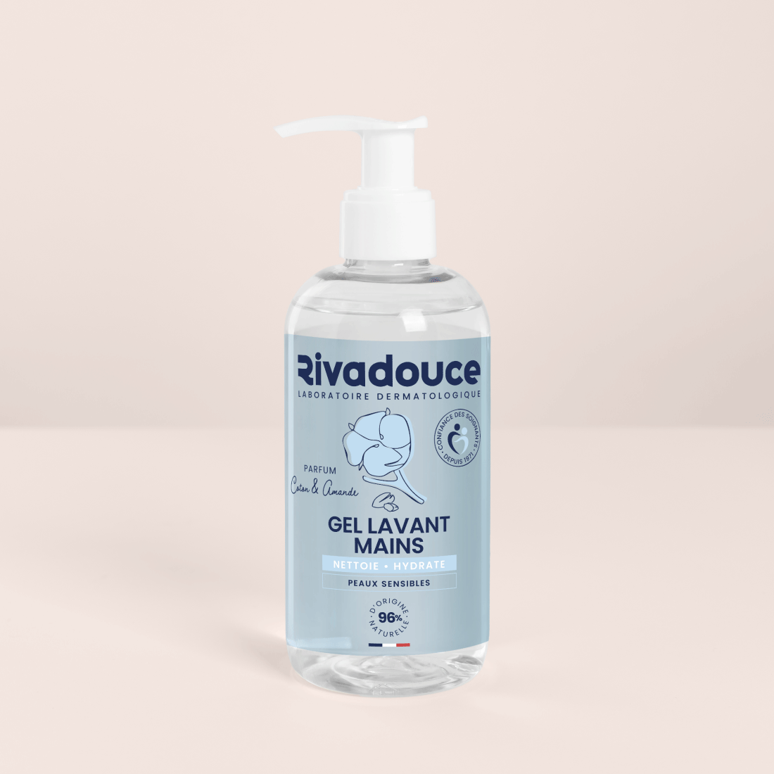 Gel lavant mains coton & amande 250ml