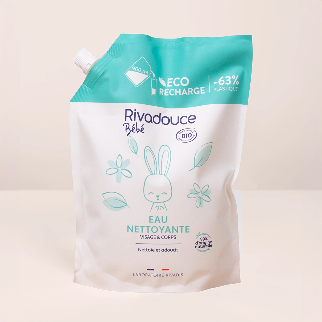 &Eacute;co-recharge eau nettoyante 900ml image number 1