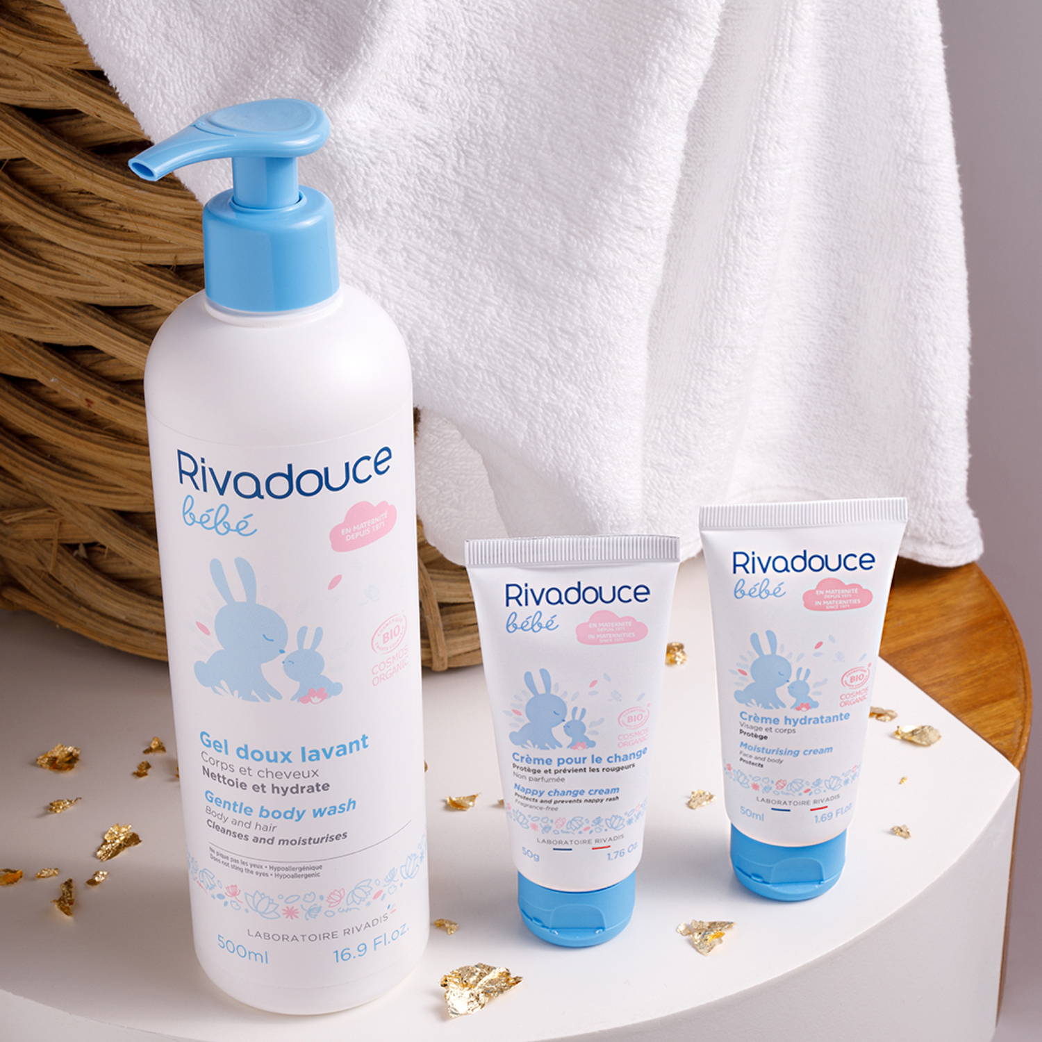 Creme Hydratante Bebe Bio 50ml Le Soin Rivadouce