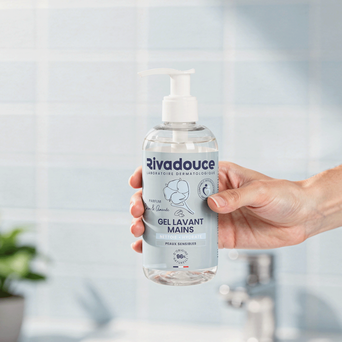 Gel lavant mains coton & amande 250ml image number 0