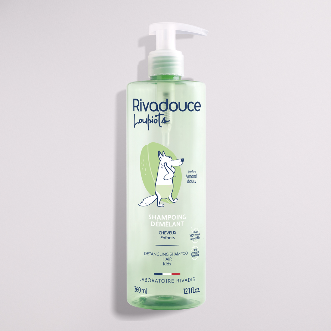 Shampoing démêlant Loupiots Amand'douce 360ml image number null