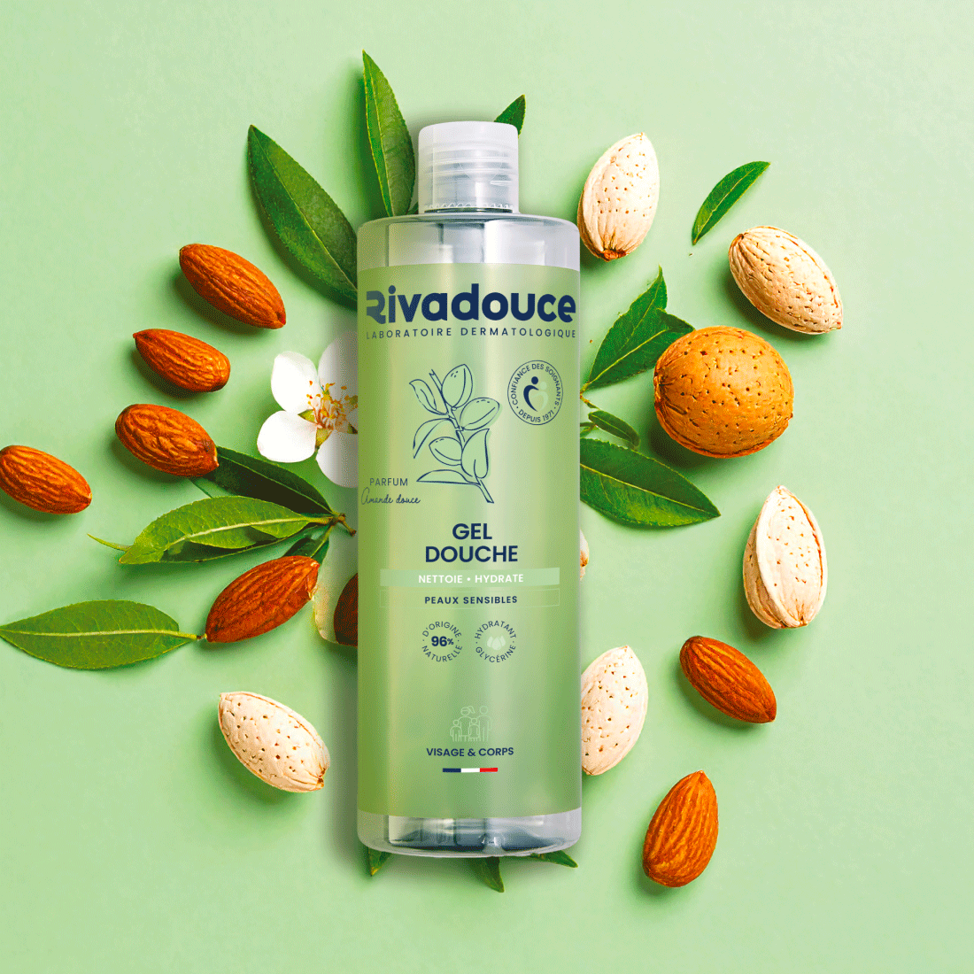 Gel douche Amande douce 400ml image number 0