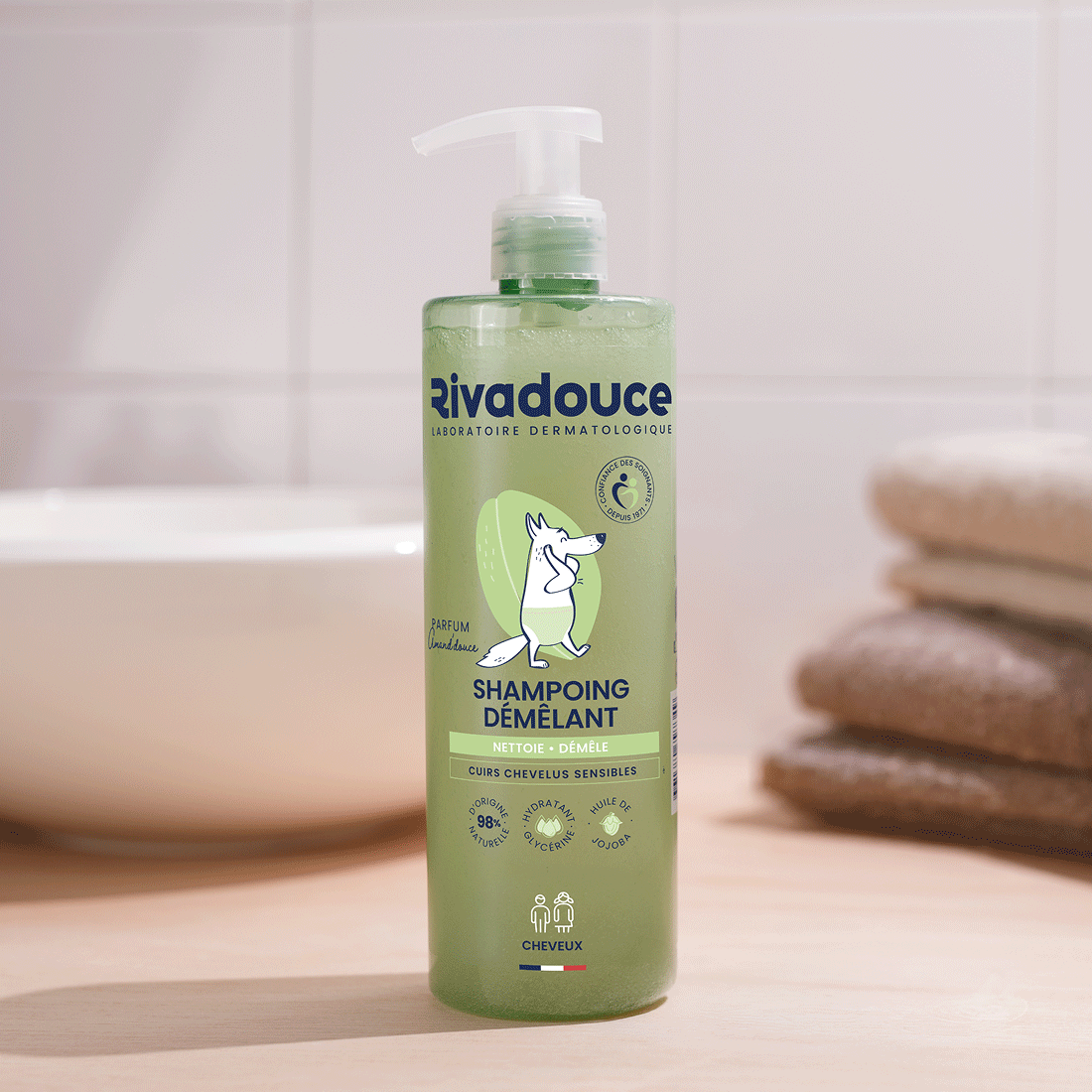 Shampoing d&eacute;m&ecirc;lant Loupiots Amand'douce 360ml image number 0