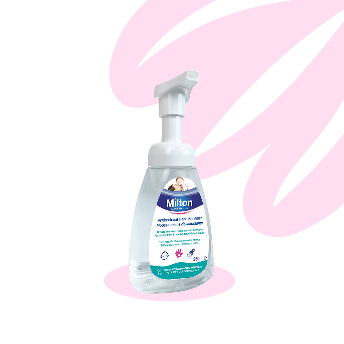 Spray mousse désinfectant mains pour bébé (50 ml)
