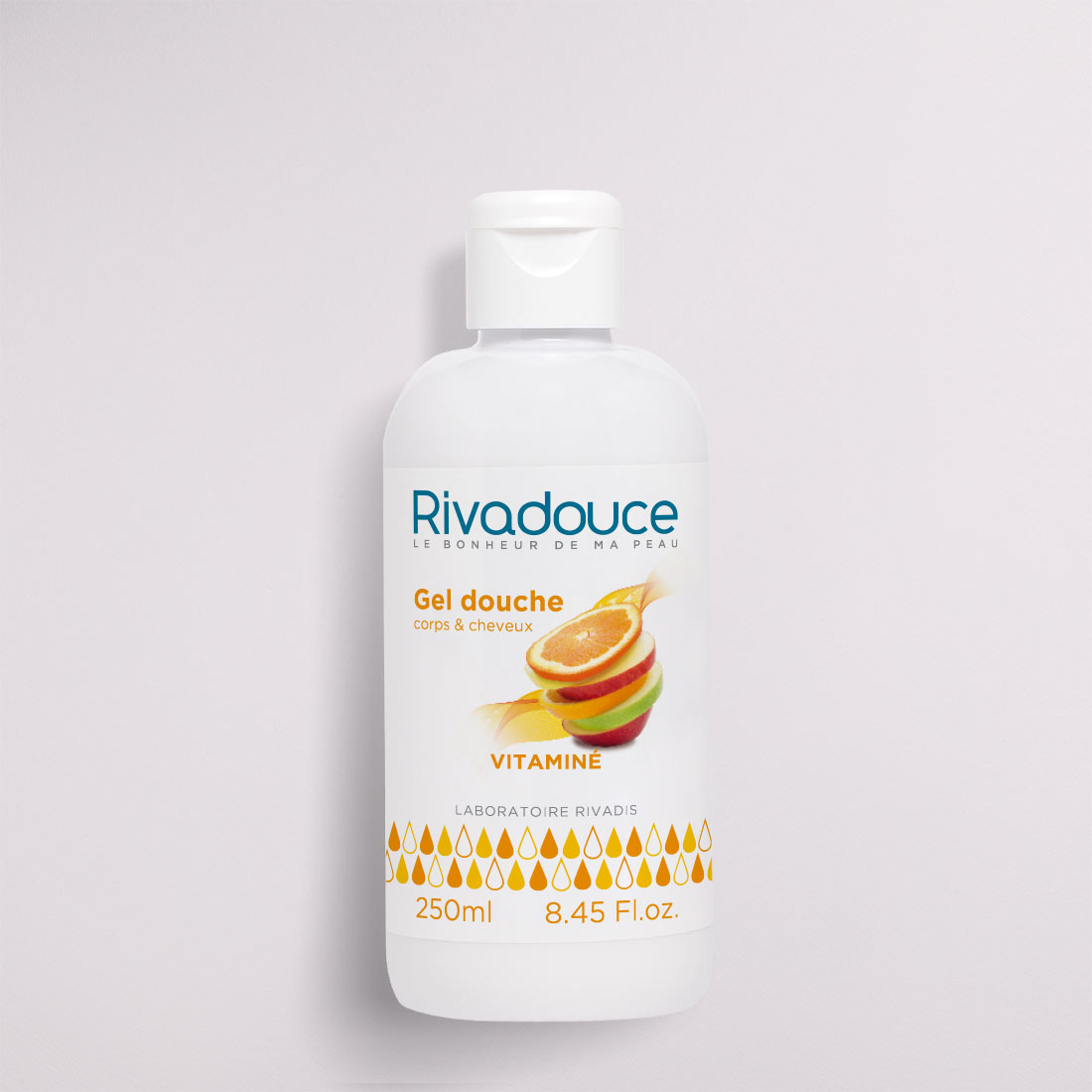 Gel douche vitaminé 2 en 1 corps et cheveux 250ml image number null