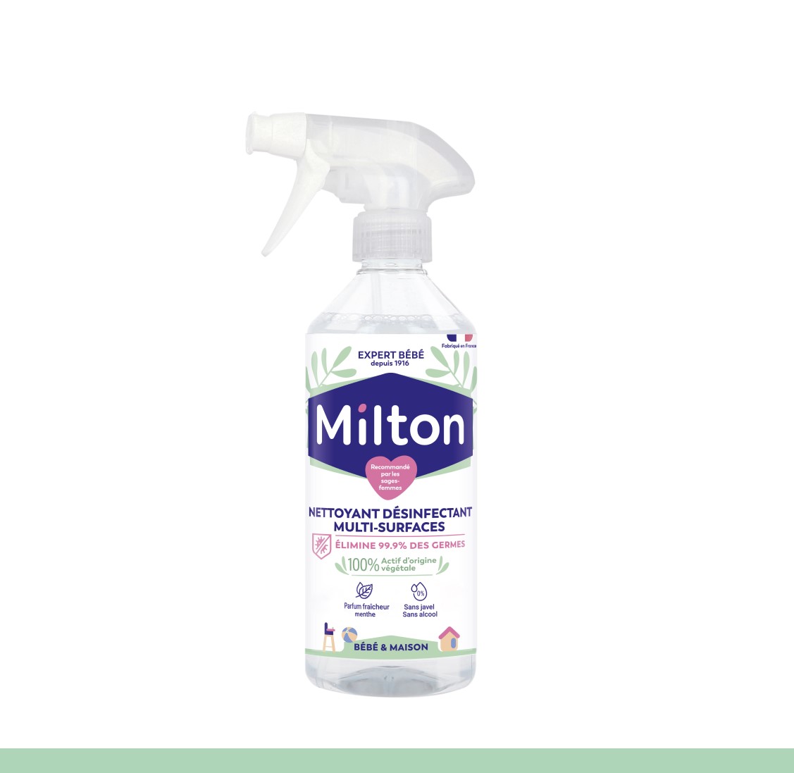 Gel mains désinfectant Milton - 100 ml - Entretien de la maison