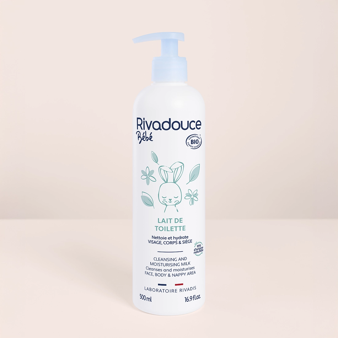 LAIT DE TOILETTE BÉBÉ BIO 500ML
