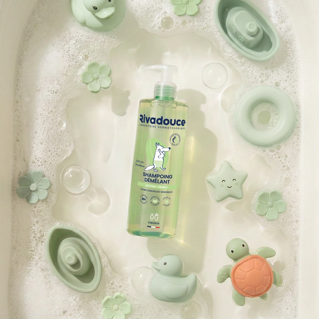 Shampoing d&eacute;m&ecirc;lant Loupiots Amand'douce 360ml image number 0