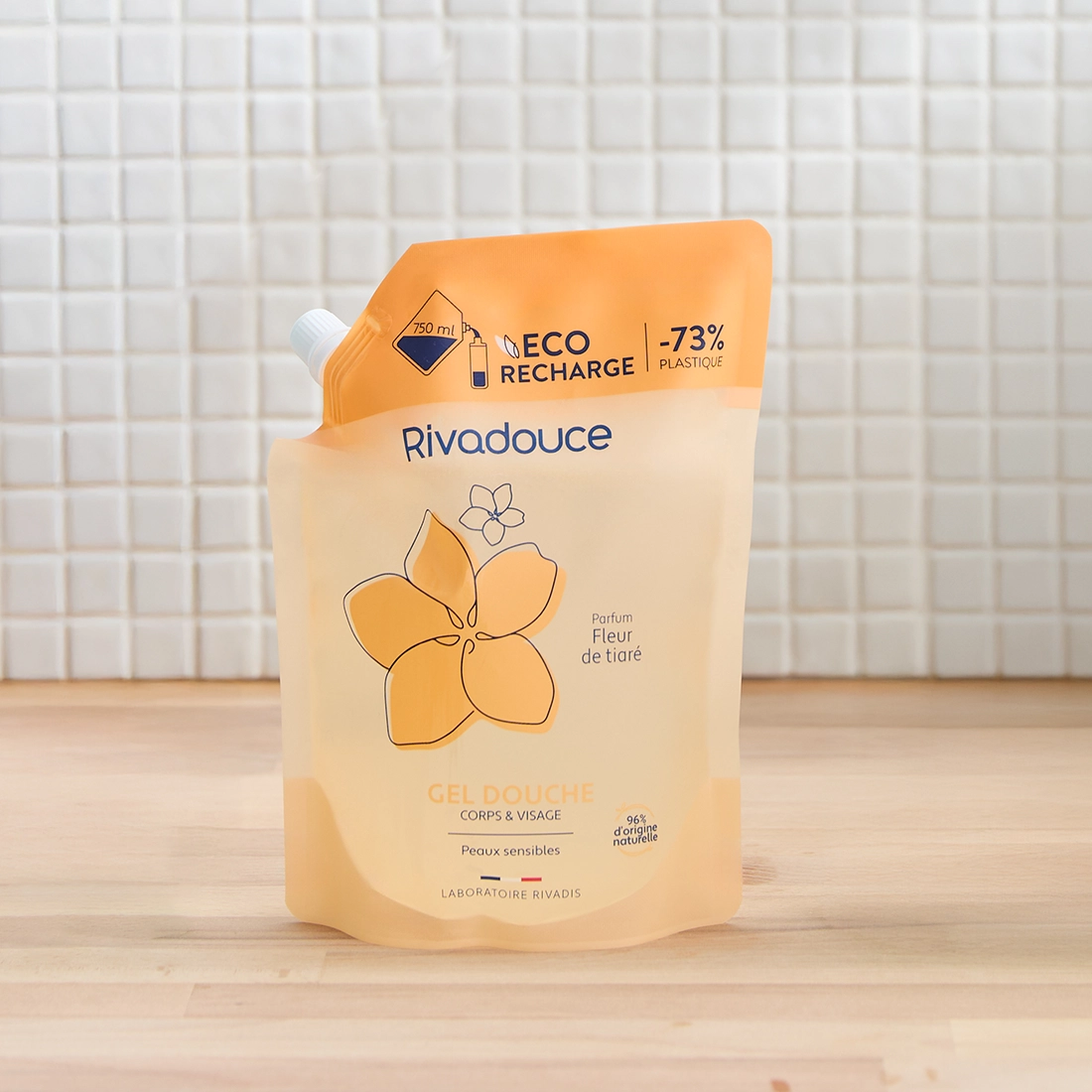 ECO-RECHARGE GEL DOUCHE FLEUR DE TIARÉ 750ML image number null