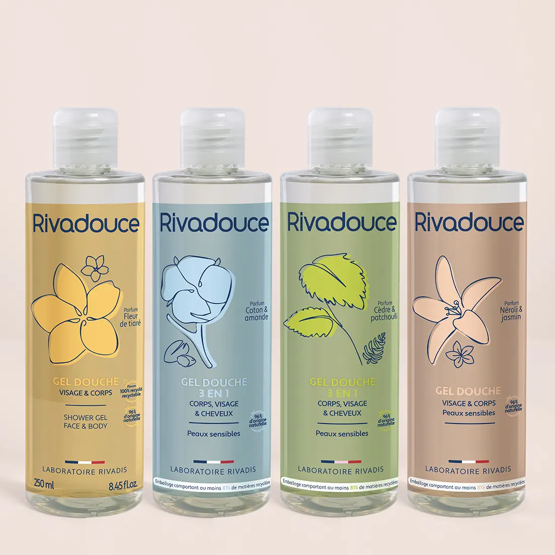 Panach&eacute; Douche 4 x 250ML