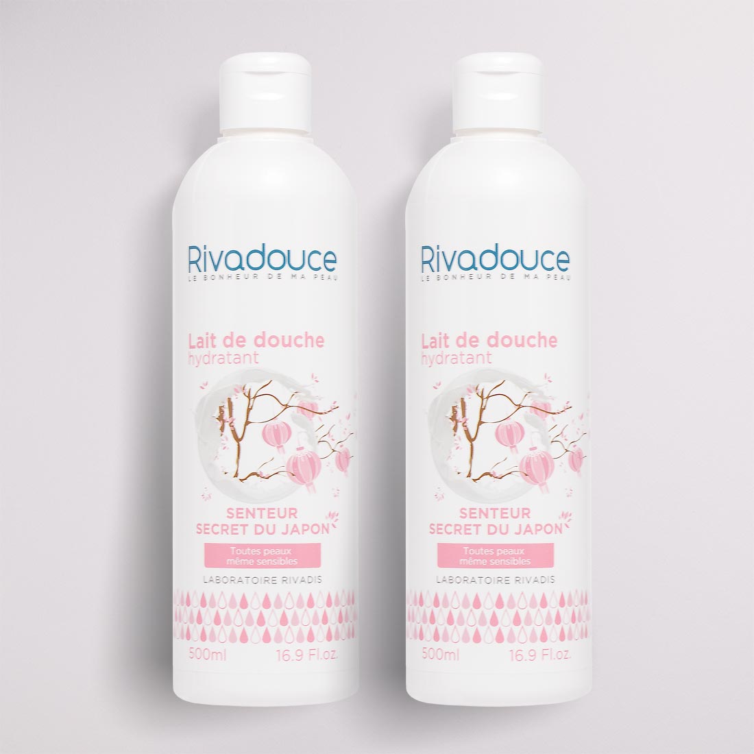 Lot de 2  Laits de douche  secret du Japon 500ml image number null