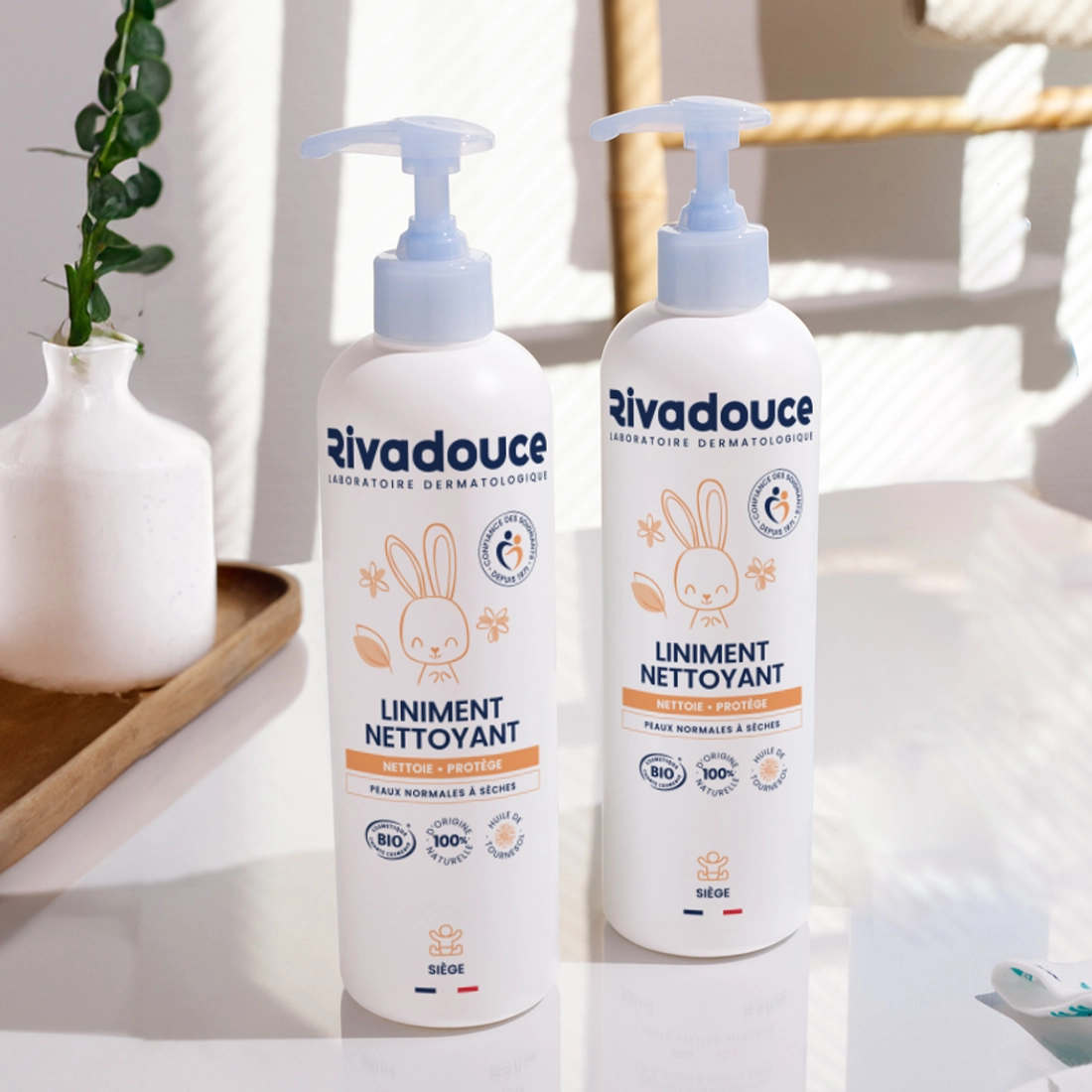 LOT DE 2 LINIMENTS NETTOYANT B&Eacute;B&Eacute; 500ML image number 0