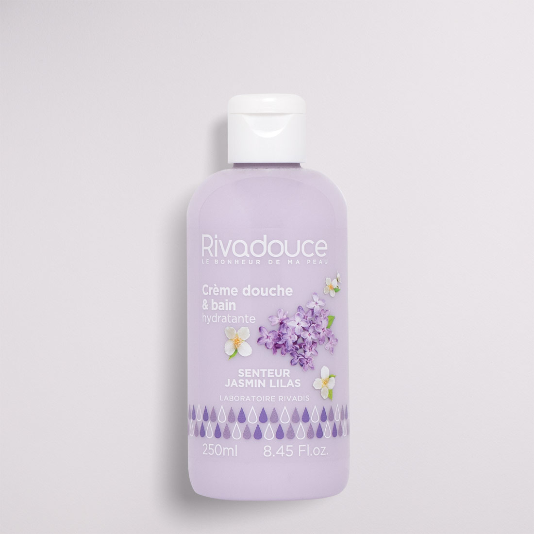 Cr&egrave;me douche & bain hydratante jasmin lilas 500 ml image number 0