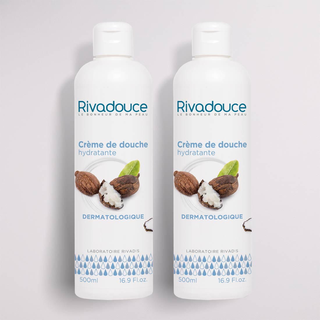 Lot de 2  Crèmes de douche dermatologique 500ml image number null