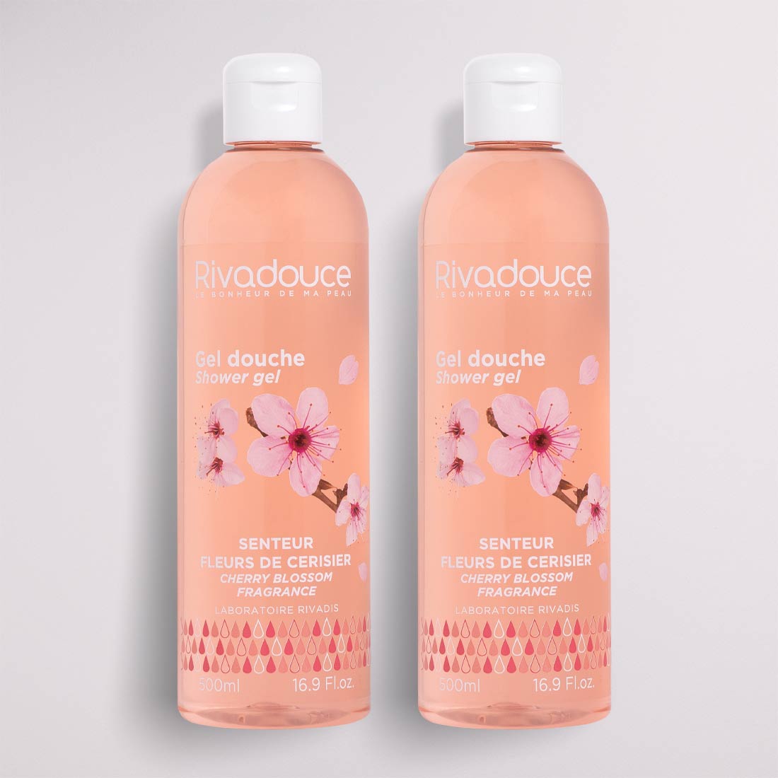 Lot de 2 Gels douche senteur fleurs de cerisier 500ml image number null