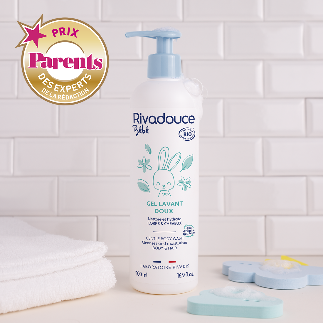 Gel lavant doux Bébé 500ml image number 0